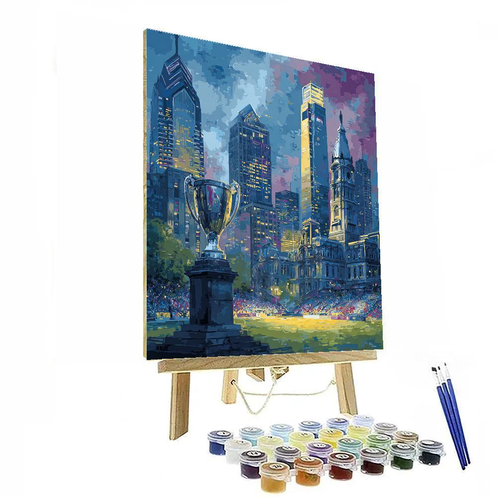 Philadelphia Fifa 2026 Liberty Glow Painting by numbers kit