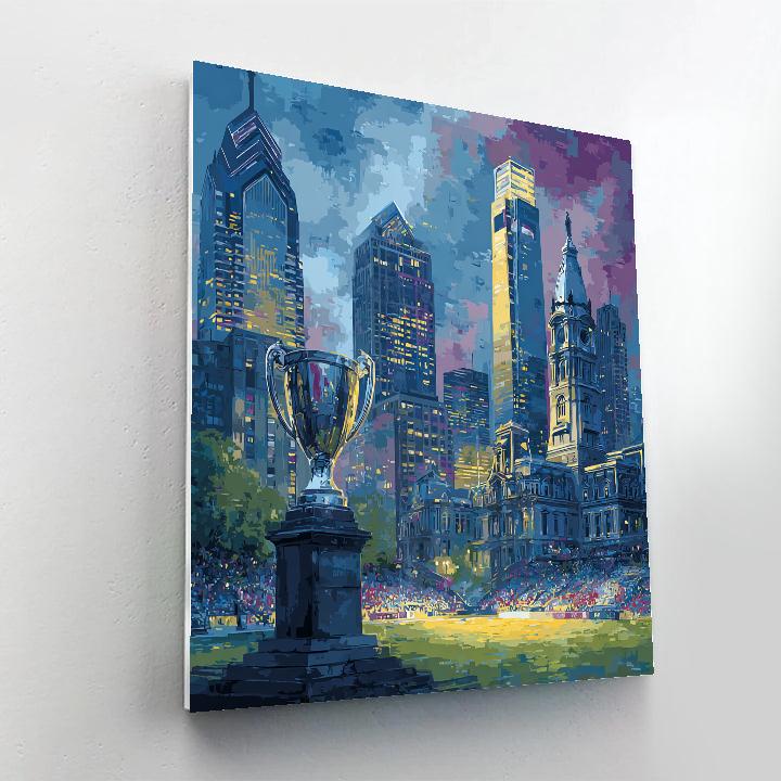 Philadelphia Fifa 2026 Liberty Glow Painting by numbers kit