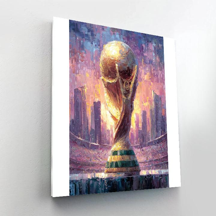 Fifa 2026 Opening Gold paint by numbers