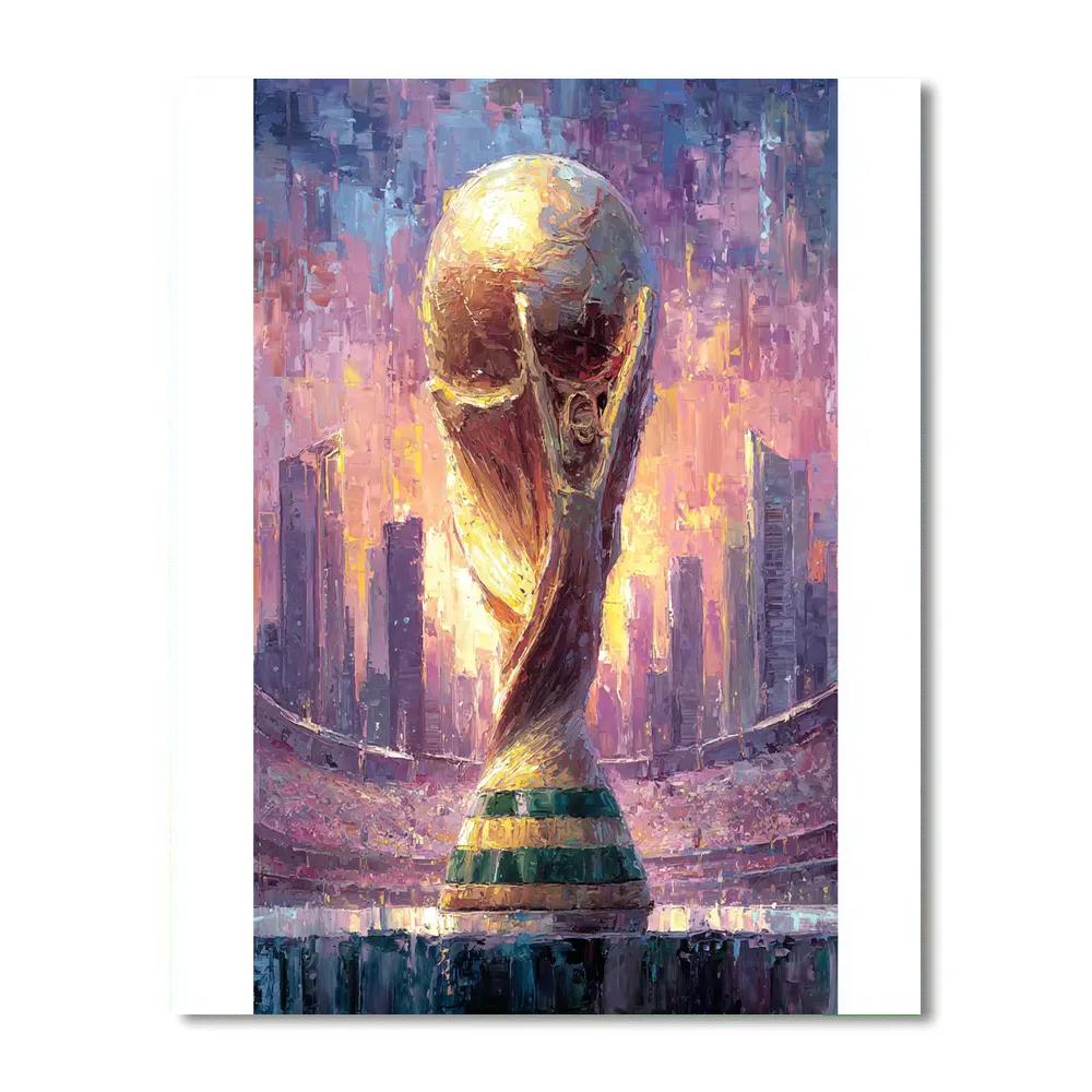 Fifa 2026 Opening Gold paint by numbers