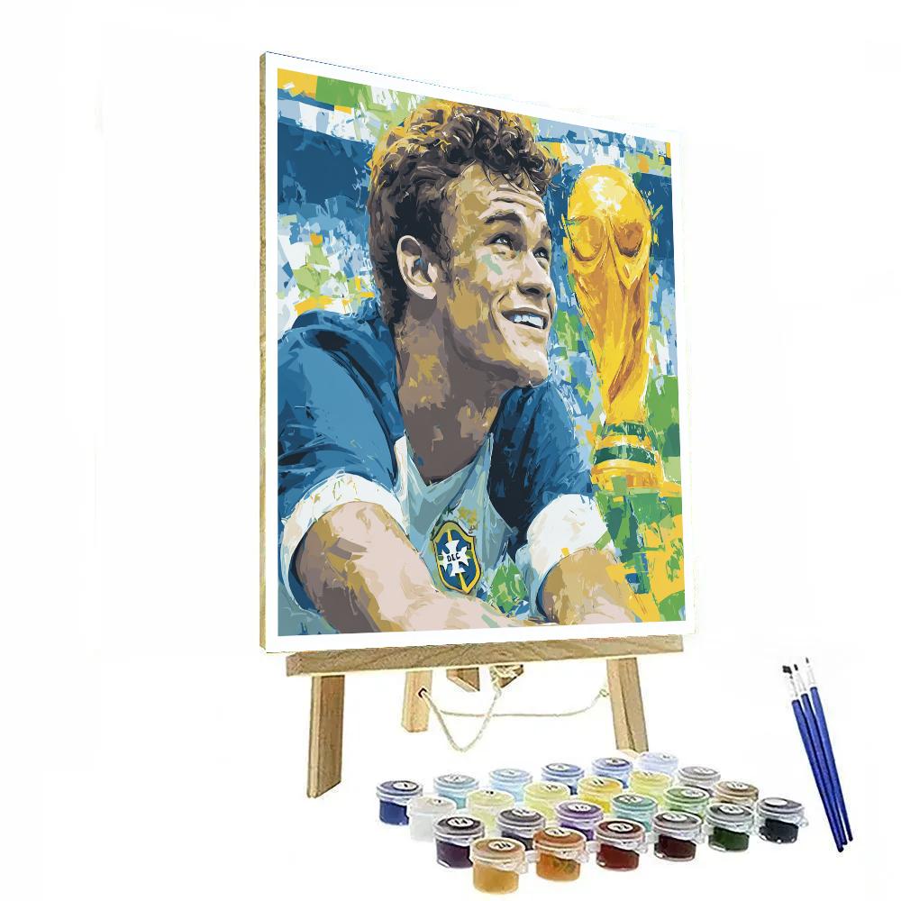 Ronaldinho Fifa 2026 Joy Paint by numbers art