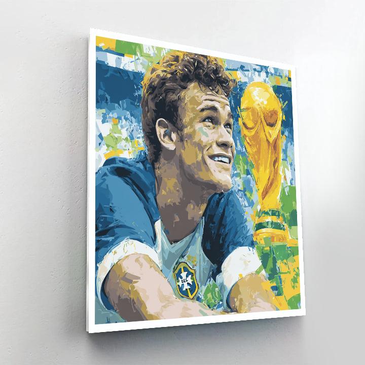 Ronaldinho Fifa 2026 Joy Paint by numbers art