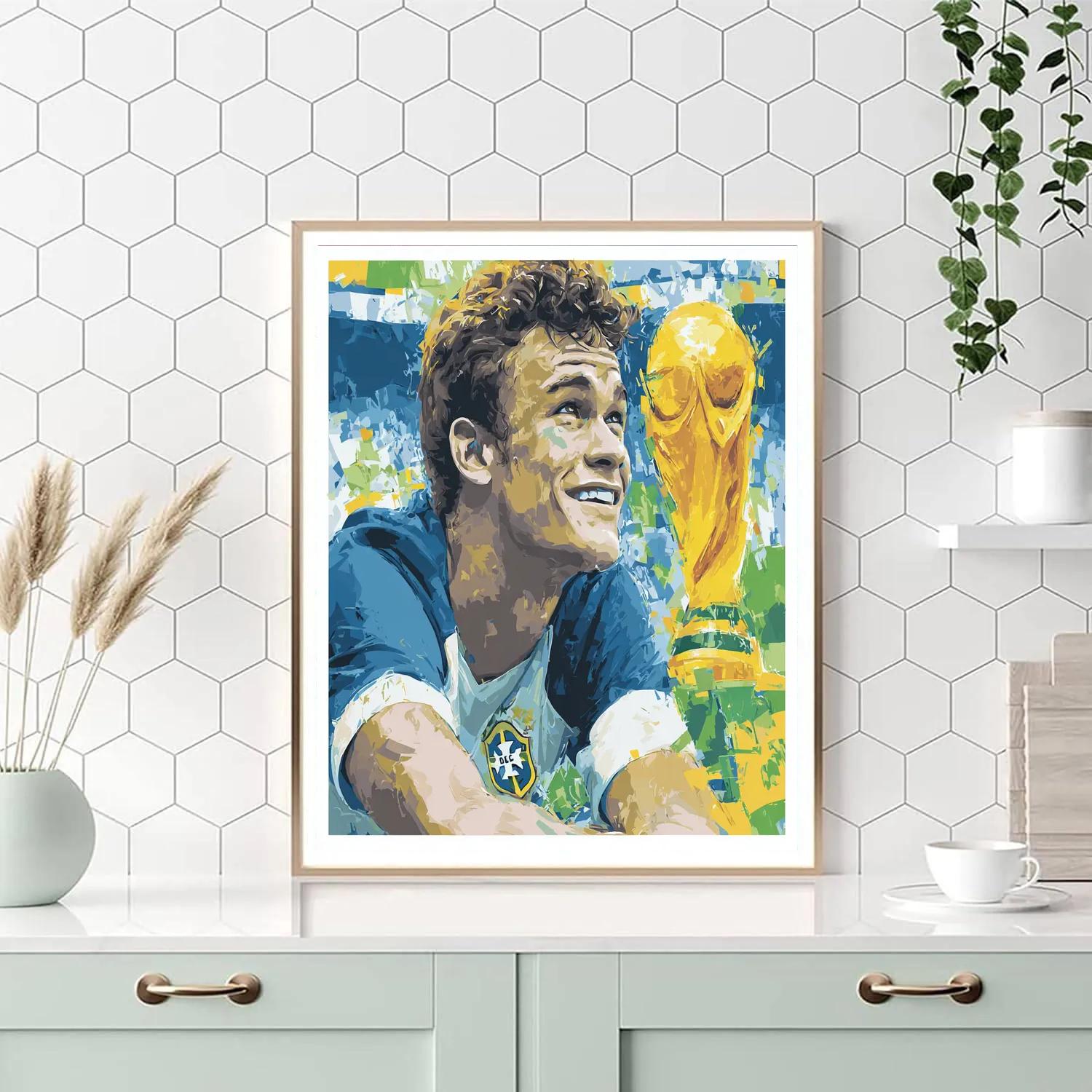 Ronaldinho Fifa 2026 Joy Paint by numbers art