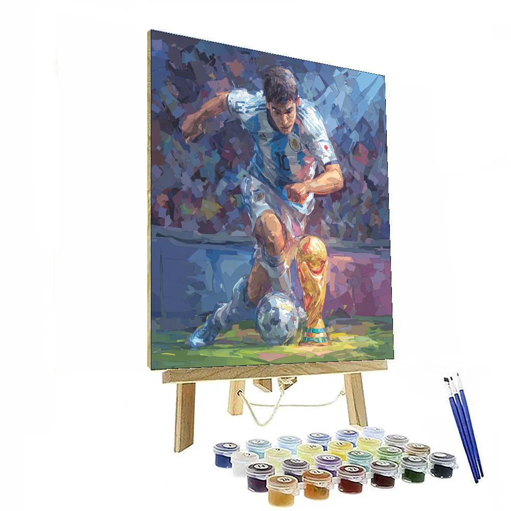 Mitoma Fifa 2026 Blue paint by color