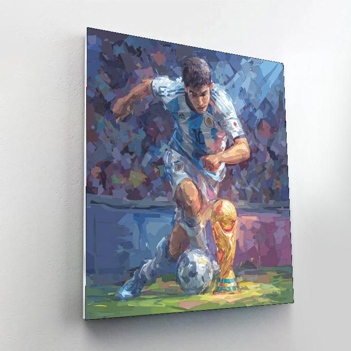 Mitoma Fifa 2026 Blue paint by color