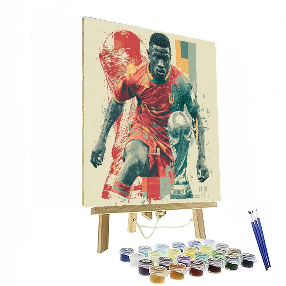 Kudus Fifa 2026 Pulse Paint by numbers art