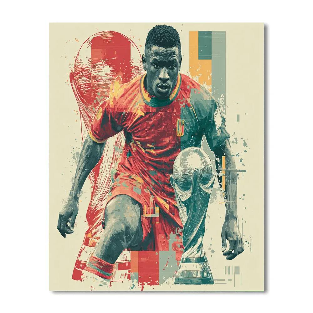 Kudus Fifa 2026 Pulse Paint by numbers art