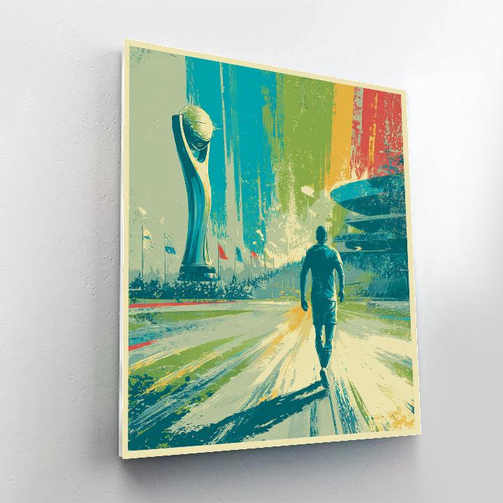 Uzbekistan Fifa 2026 Dawn painting number kit