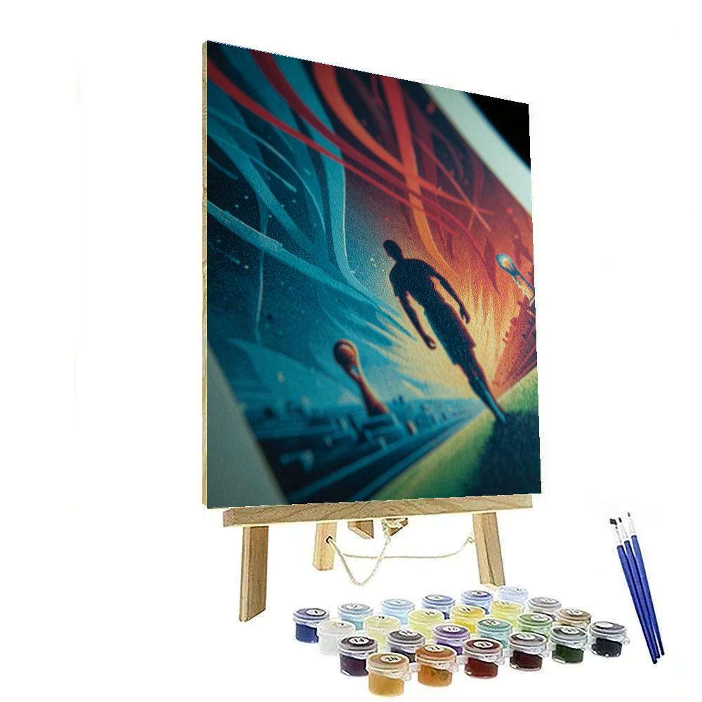 Jordan Fifa 2026 Red Painting by numbers kit