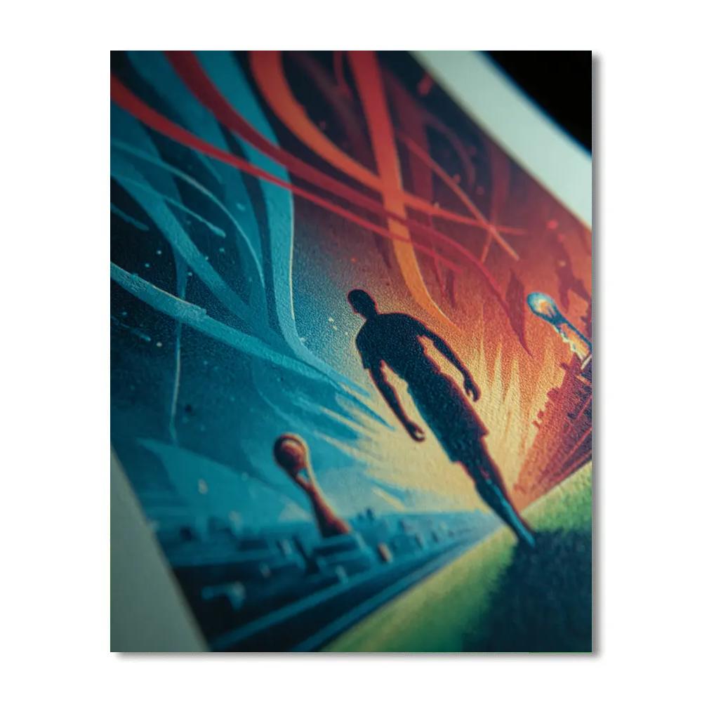 Jordan Fifa 2026 Red Painting by numbers kit