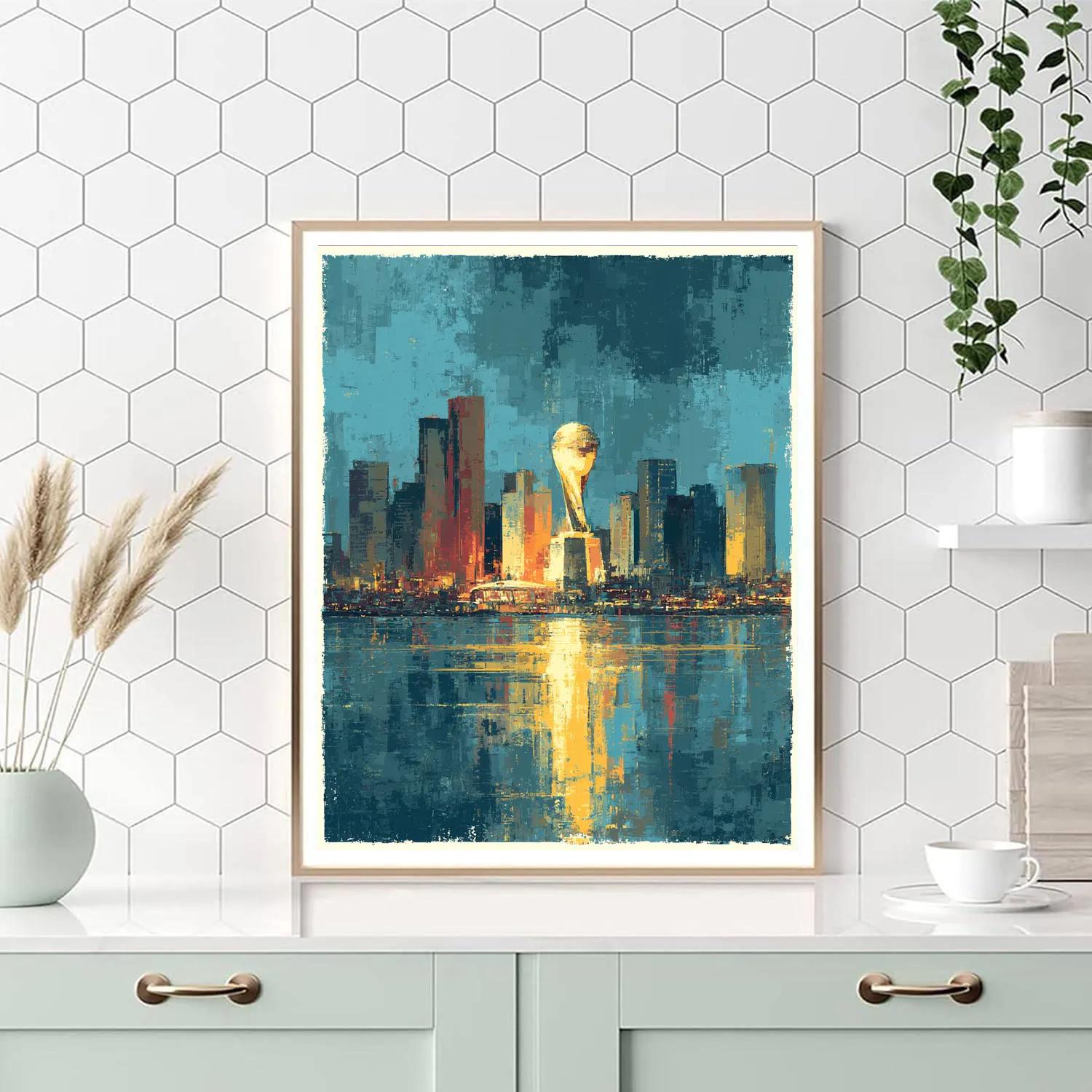 Seattle Fifa 2026 Rainlight Numbered painting kits
