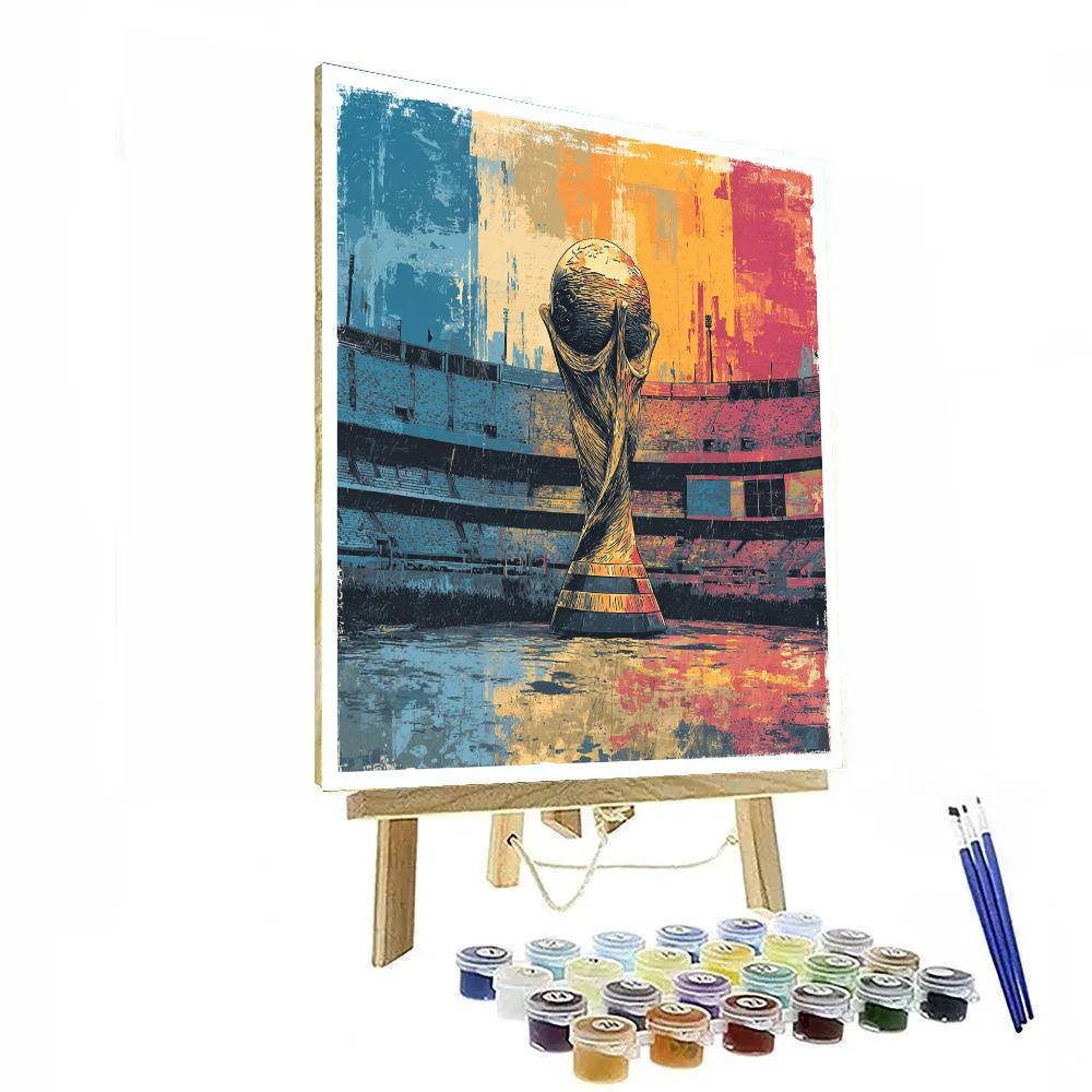 Group E Fifa 2026 Glow Paint by numbers art