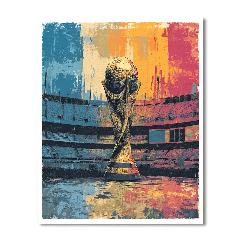 Group E Fifa 2026 Glow Paint by numbers art