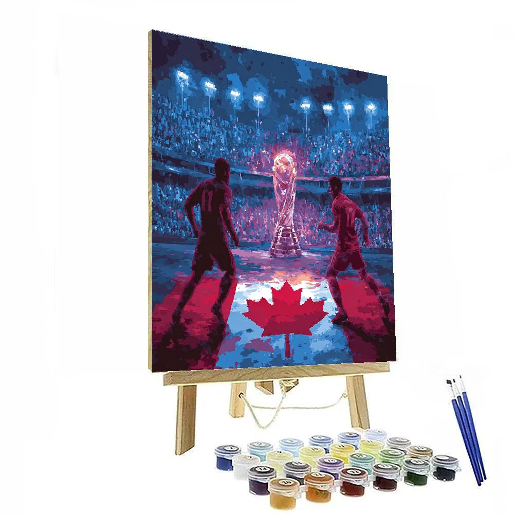 Fifa 2026 Canada Vs Switzerland paint by color