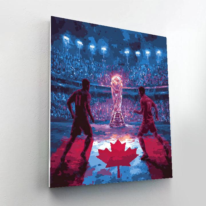 Fifa 2026 Canada Vs Switzerland paint by color