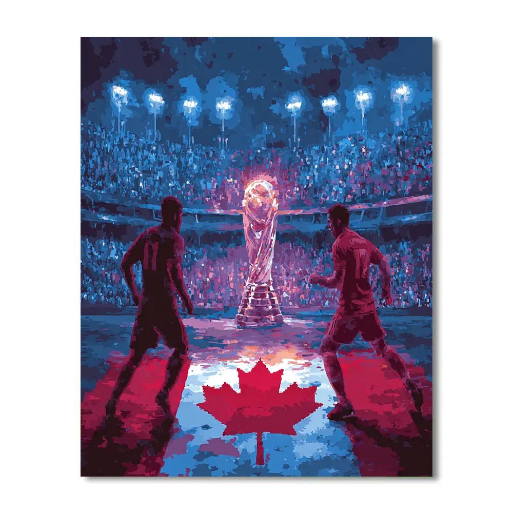 Fifa 2026 Canada Vs Switzerland paint by color
