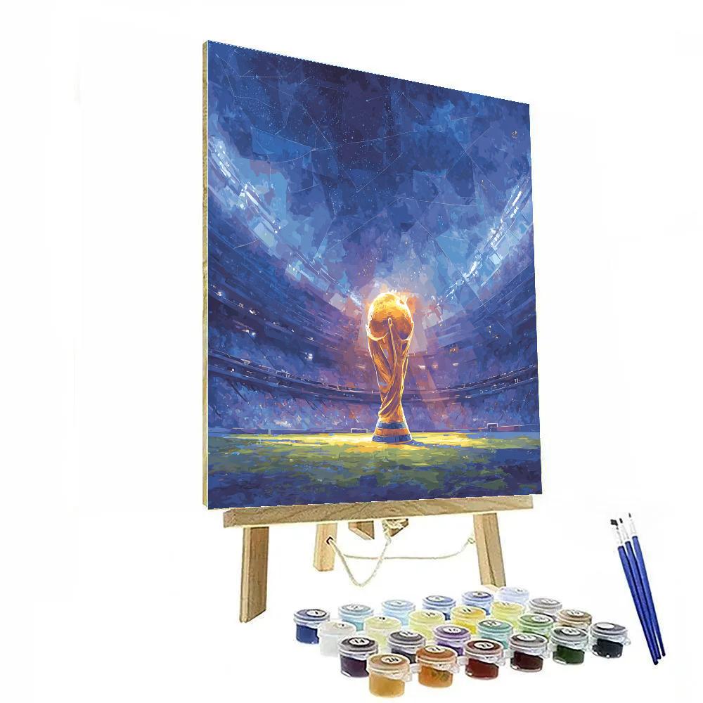 Fifa 2026 Trophy Constellation paint by numbers