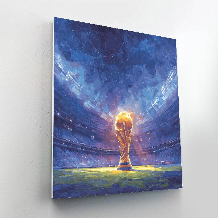 Fifa 2026 Trophy Constellation paint by numbers