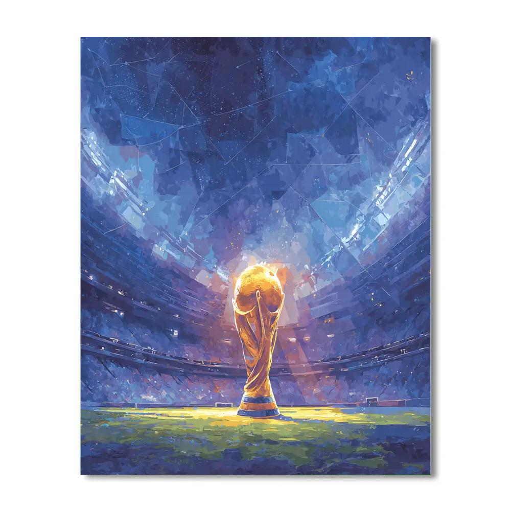 Fifa 2026 Trophy Constellation paint by numbers