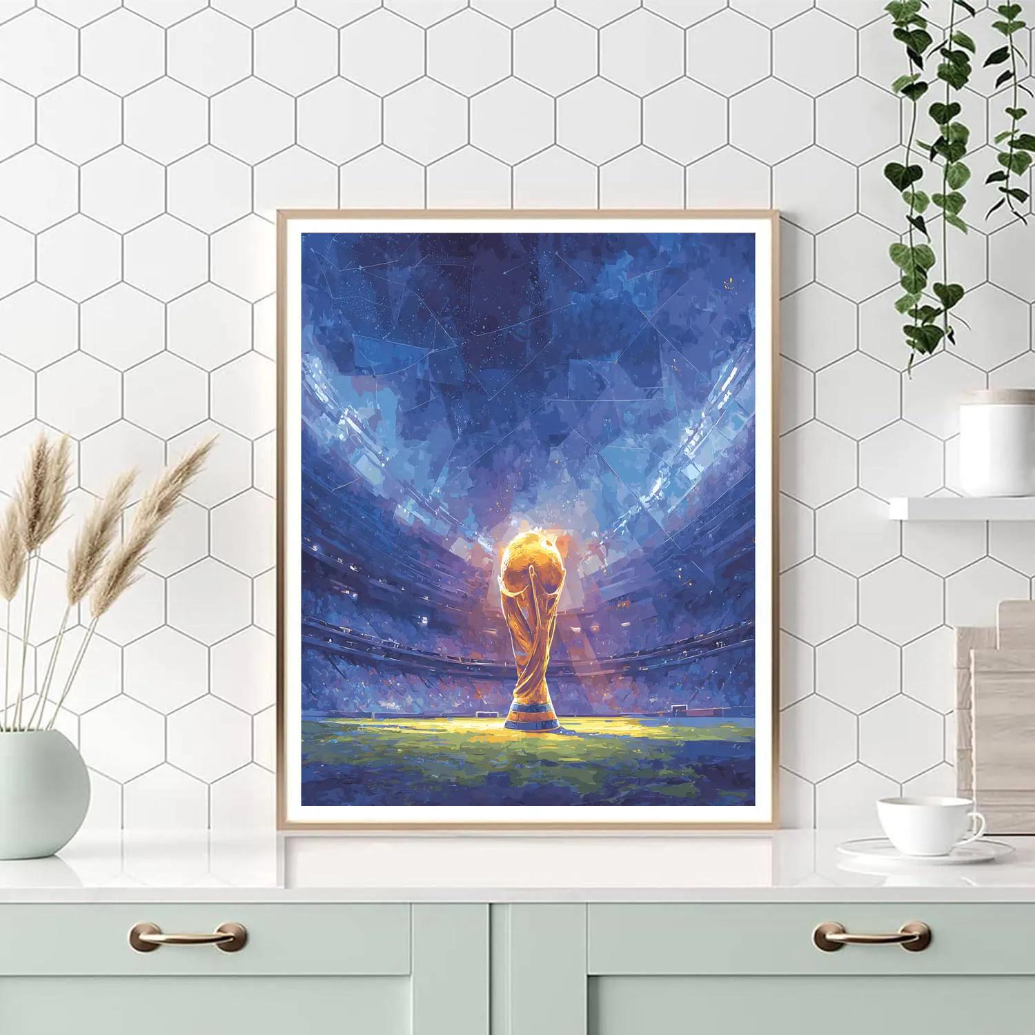 Fifa 2026 Trophy Constellation paint by numbers