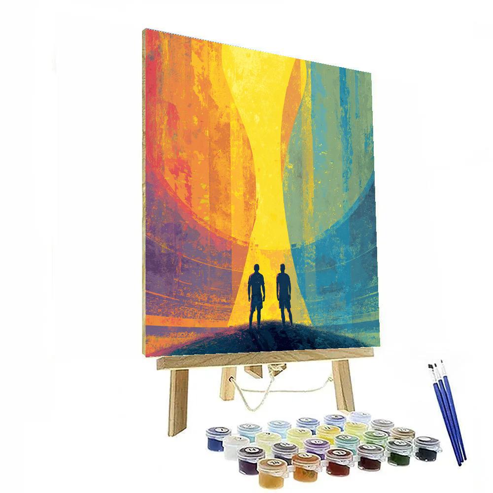 Fifa 2026 Colombia Vs Uzbekistan Numbered painting kits