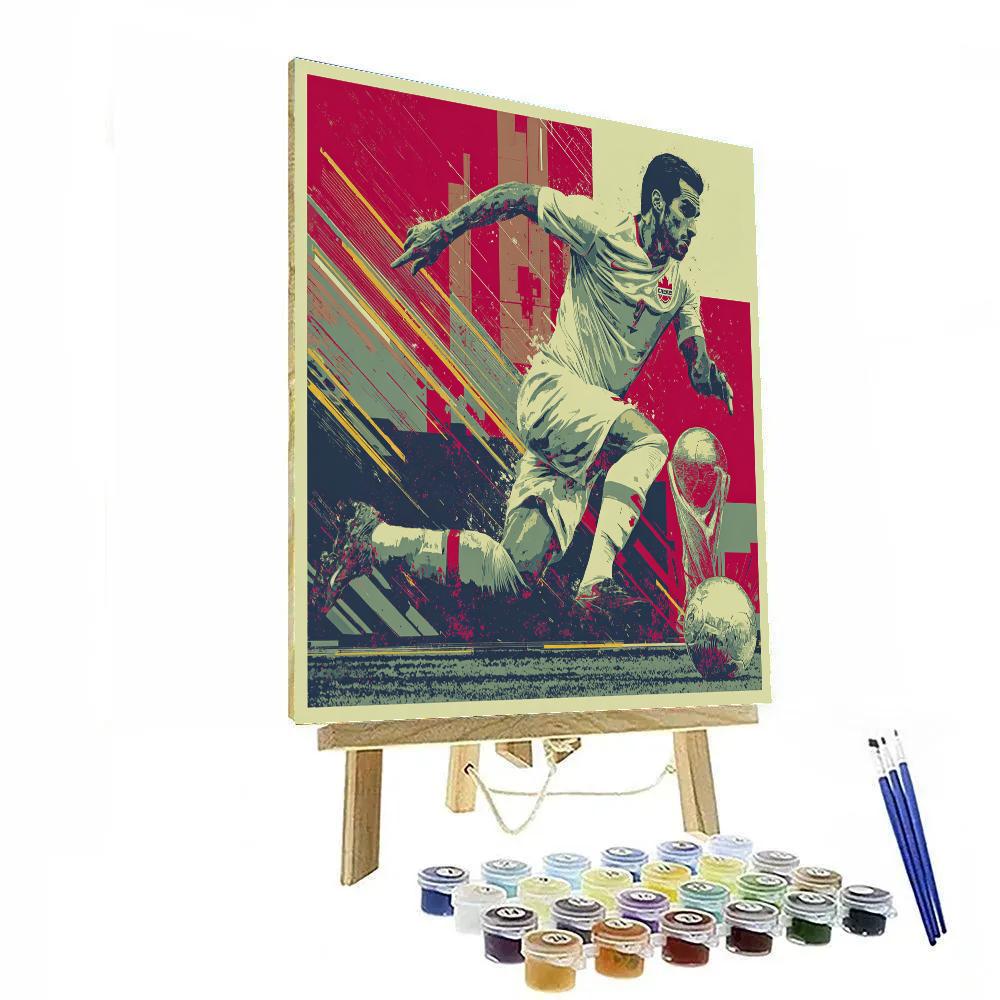 Fifa 2026 Davies Speed Painting by numbers kit