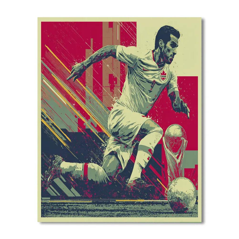 Fifa 2026 Davies Speed Painting by numbers kit