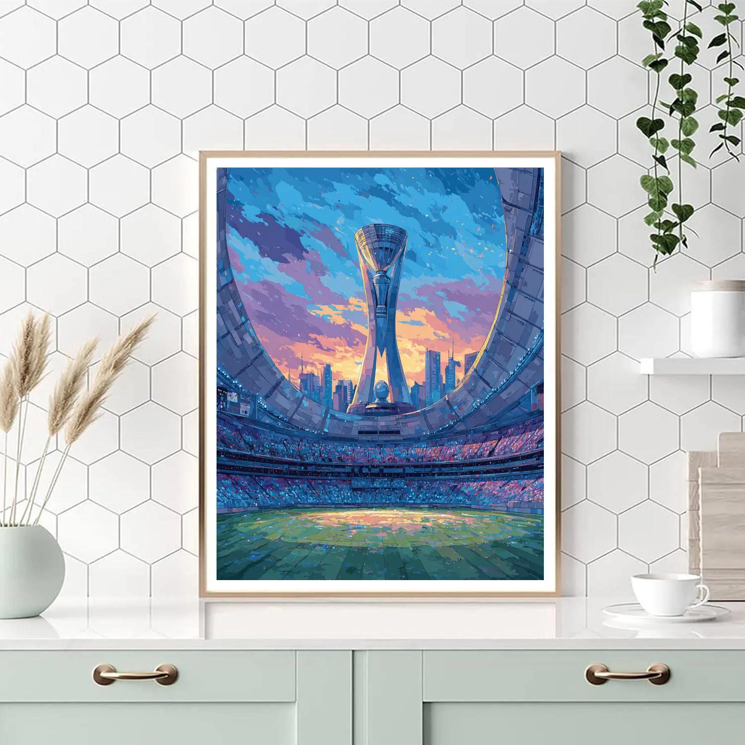 Mexico City Fifa 2026 Opener Numbered painting kits