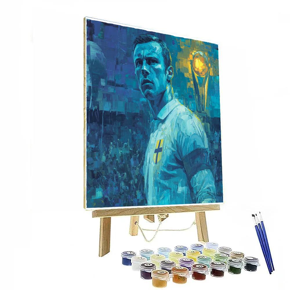 Fifa 2026 Haaland Ice Numbered painting kits