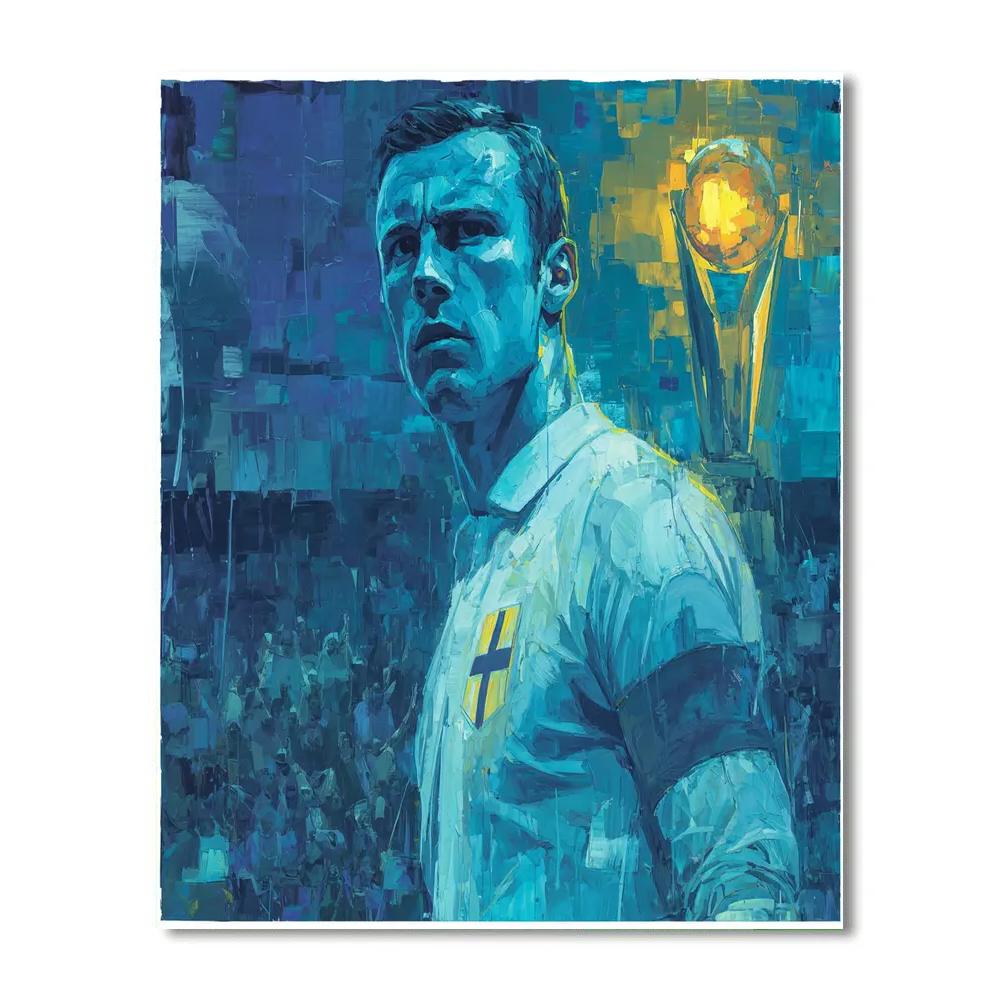 Fifa 2026 Haaland Ice Numbered painting kits