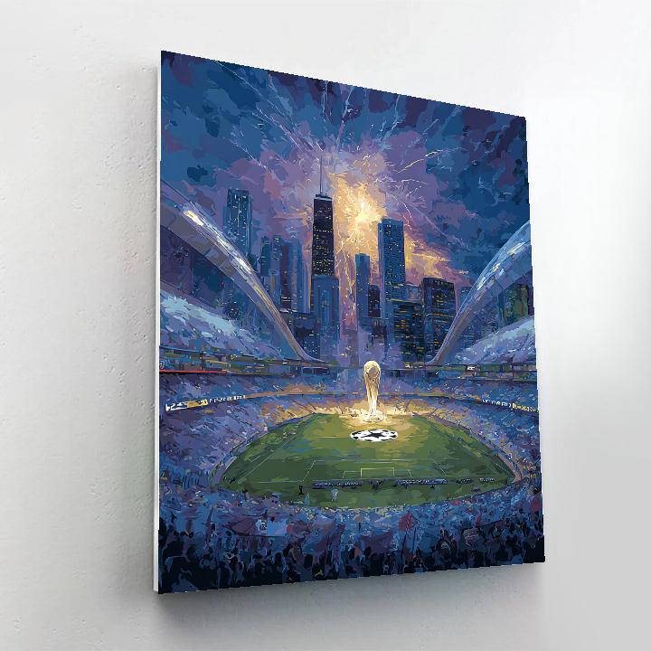 Fifa 2026 Final Glow paint by numbers
