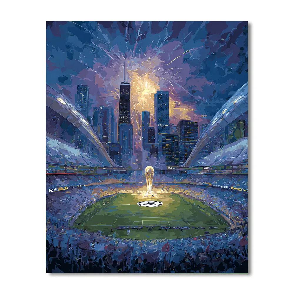 Fifa 2026 Final Glow paint by numbers