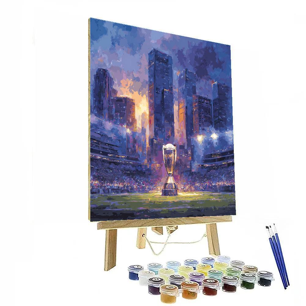 Philadelphia Fifa 2026 Glow DIY paint by numbers