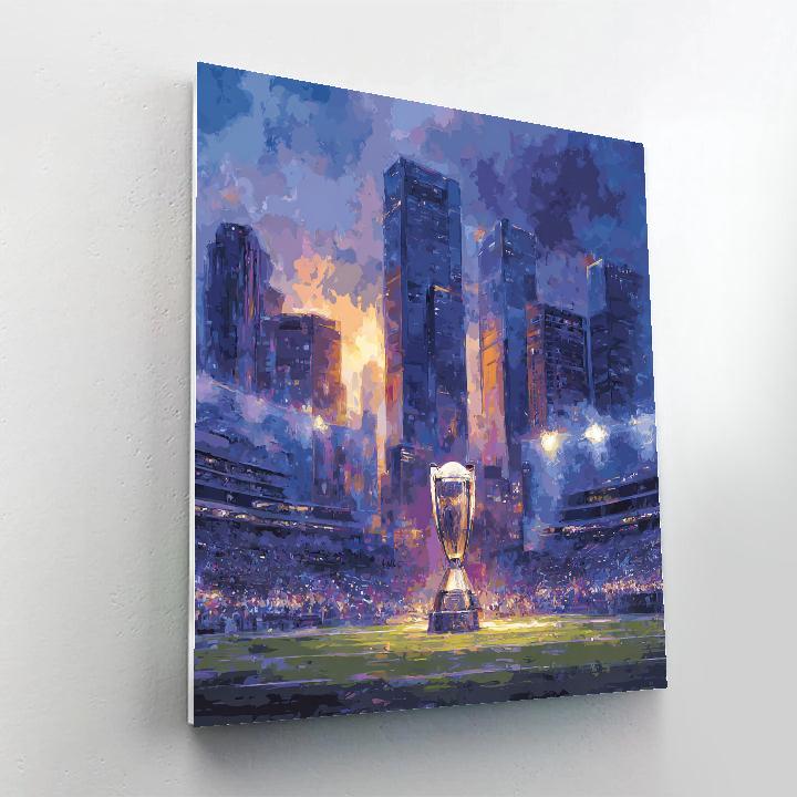 Philadelphia Fifa 2026 Glow DIY paint by numbers