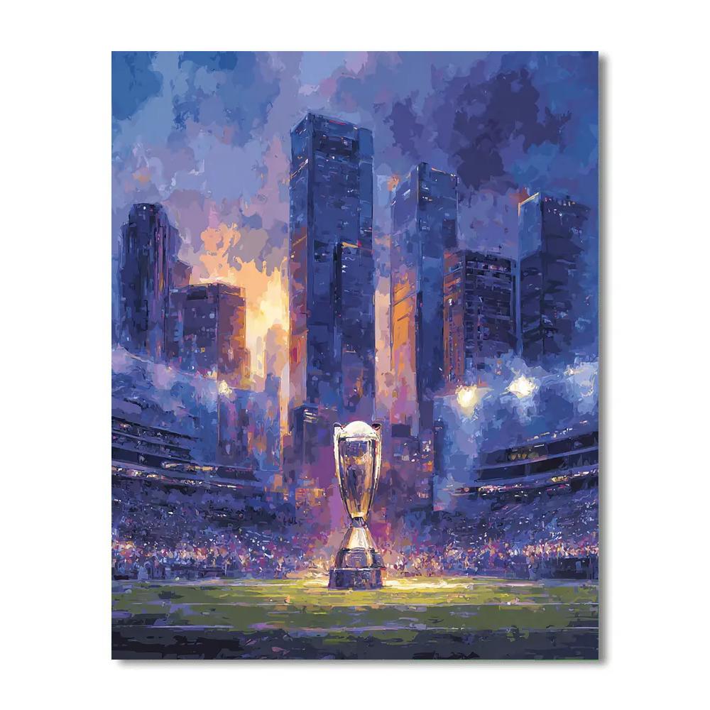 Philadelphia Fifa 2026 Glow DIY paint by numbers
