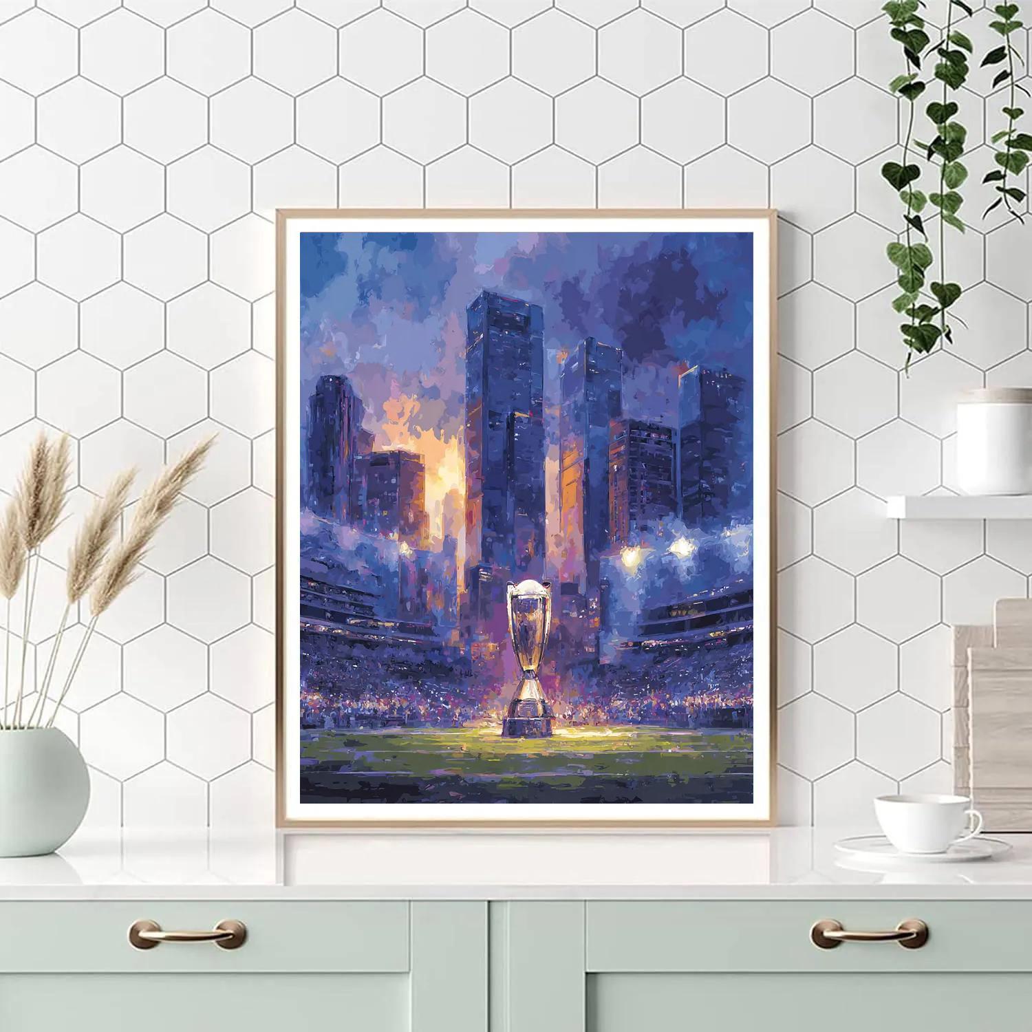 Philadelphia Fifa 2026 Glow DIY paint by numbers