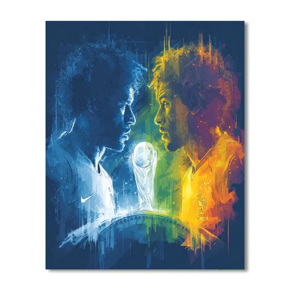 Fifa 2026 France Vs Senegal DIY paint by numbers