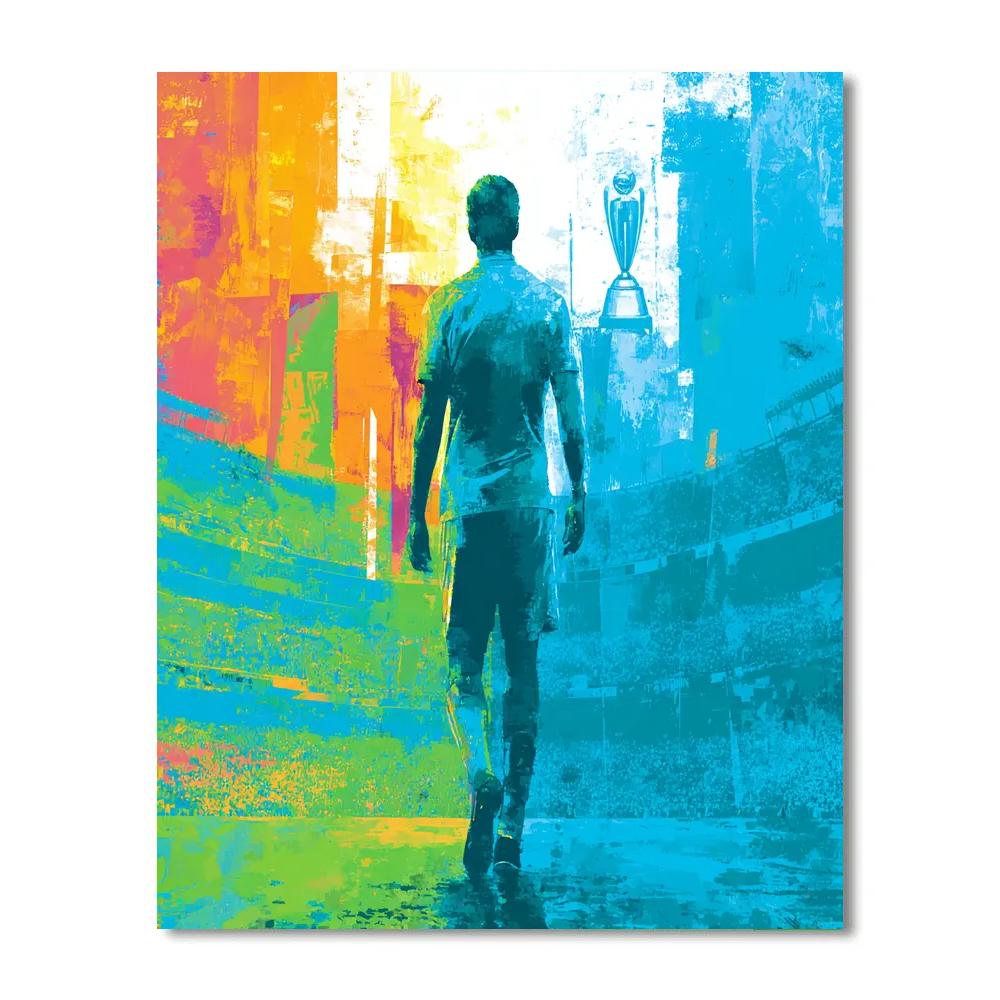 Uzbekistan Fifa 2026 Dawn Numbered painting kits