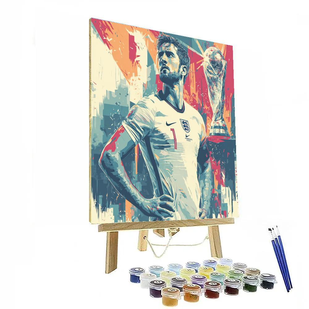 Fifa 2026 Bellingham Gold DIY paint by numbers