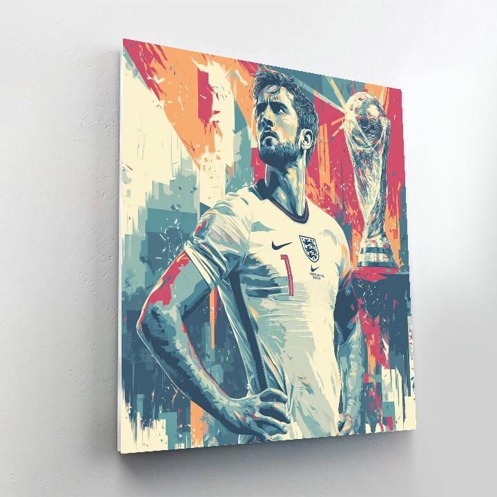 Fifa 2026 Bellingham Gold DIY paint by numbers