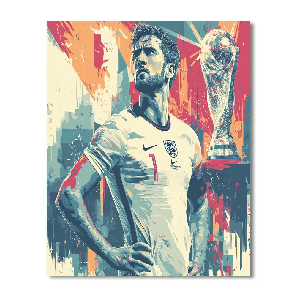 Fifa 2026 Bellingham Gold DIY paint by numbers