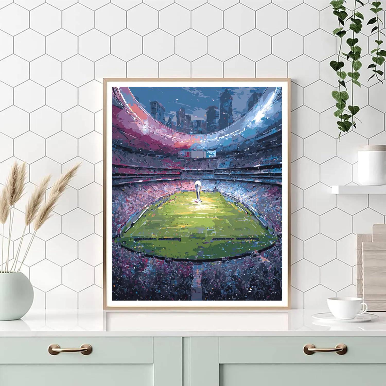 Fifa 2026 Trophy Unity Paint by numbers art