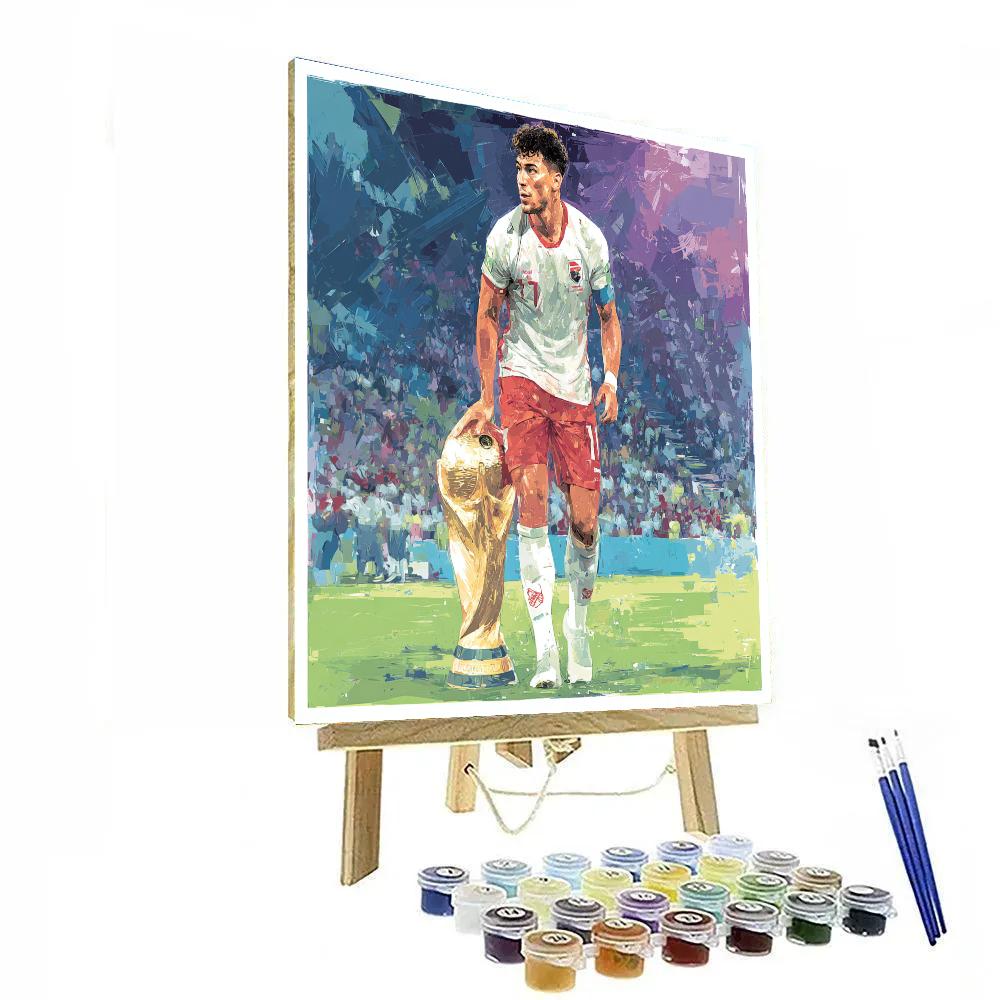 Salah Fifa 2026 Lights Paint by numbers art