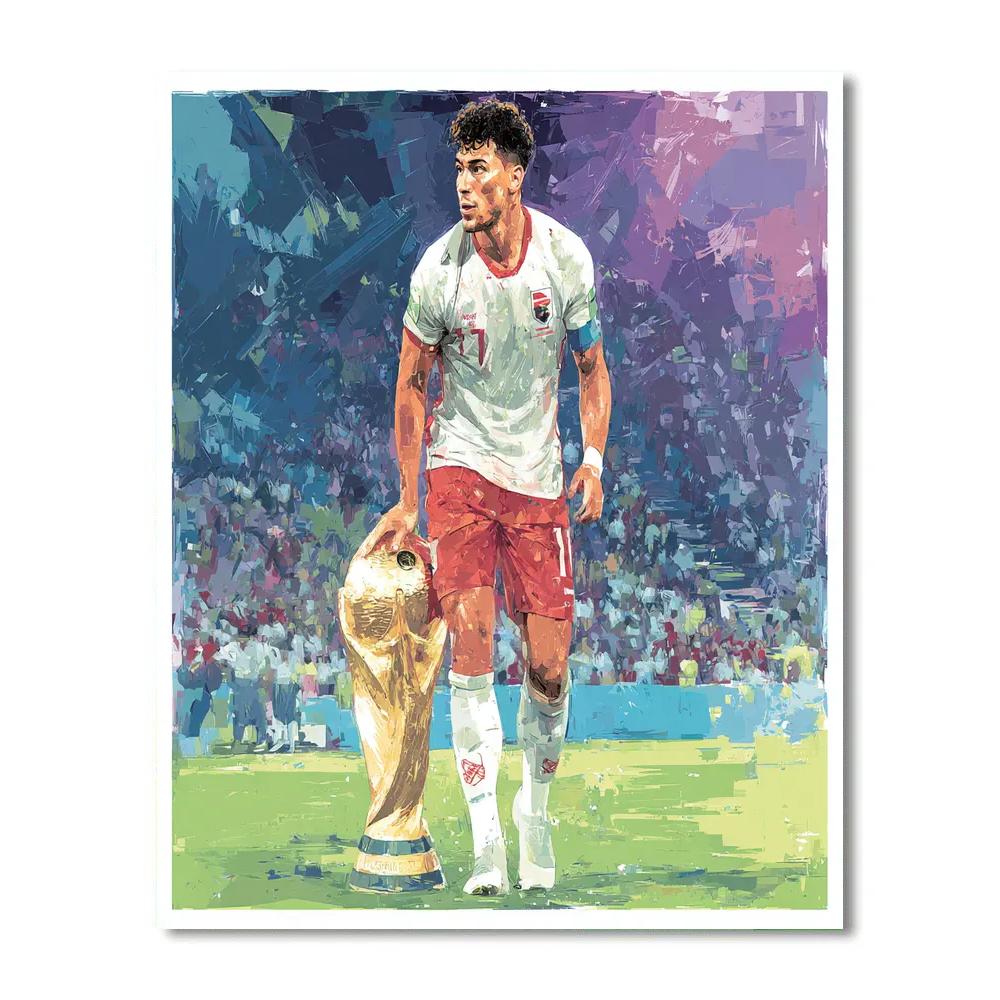 Salah Fifa 2026 Lights Paint by numbers art