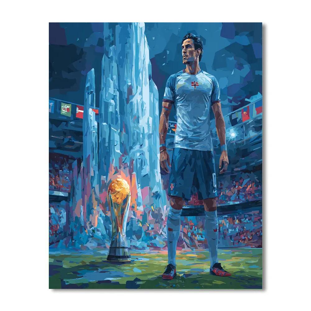 Haaland Fifa 2026 Ice Paint by numbers kits