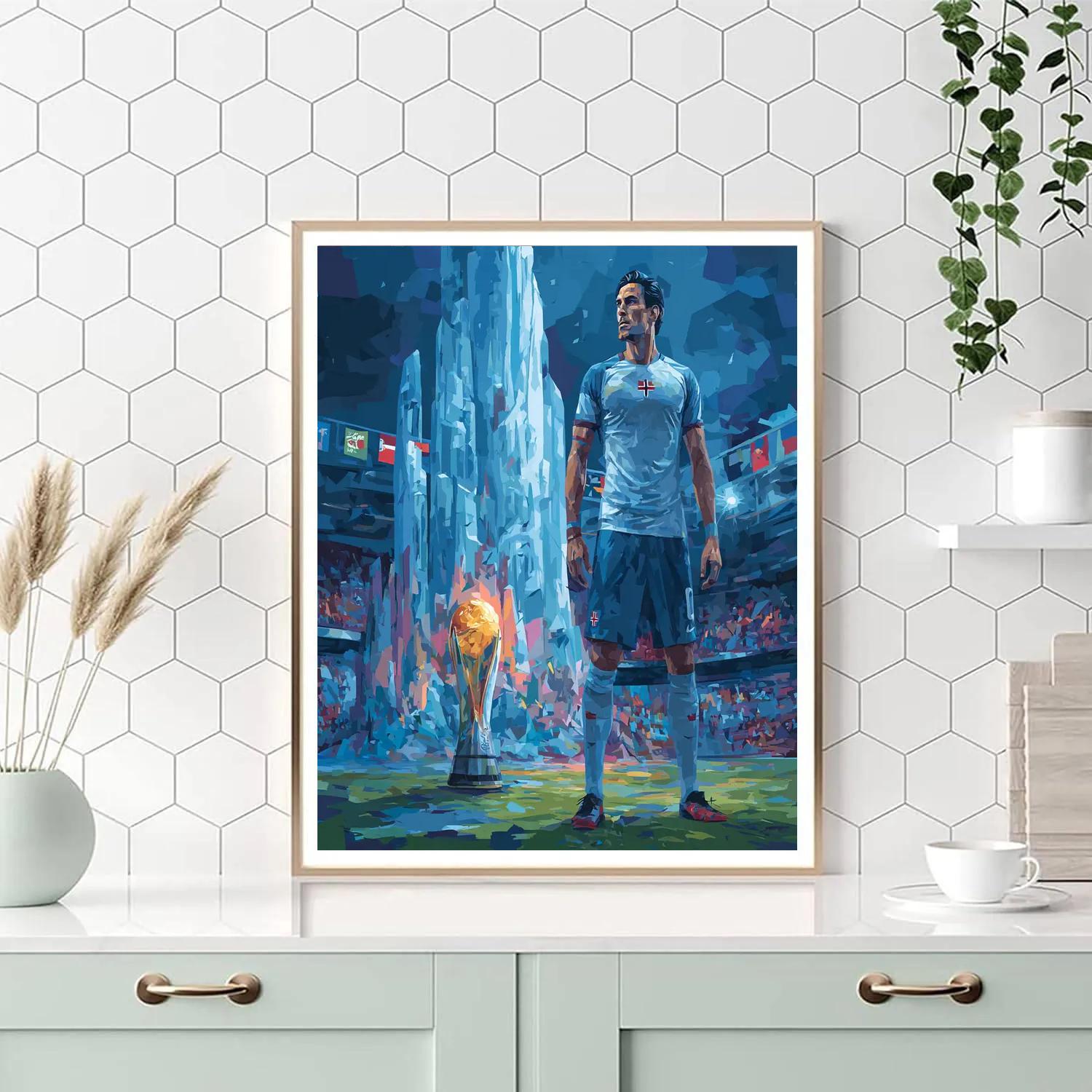 Haaland Fifa 2026 Ice Paint by numbers kits