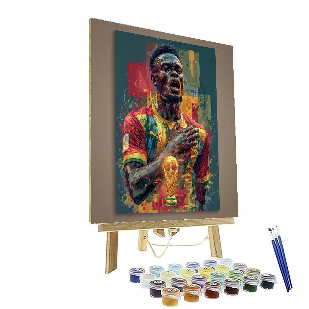 Fifa 2026 Kudus Pulse Numbered painting kits