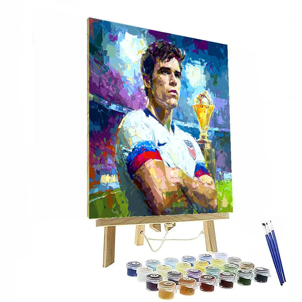 Pulisic Fifa 2026 Glow Number painting