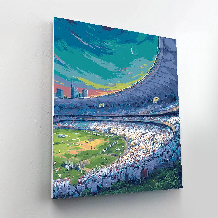 Uzbekistan Fifa 2026 Dawn Paint by numbers art