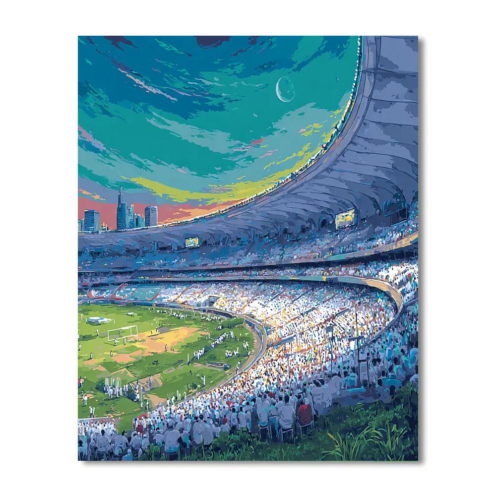 Uzbekistan Fifa 2026 Dawn Paint by numbers art